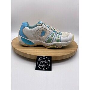 Prince Tennis Shoes Womens Size 6.5 White Leather Sneaker T14 Trainer